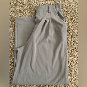 Halara high waisted wide leg waffle print pant